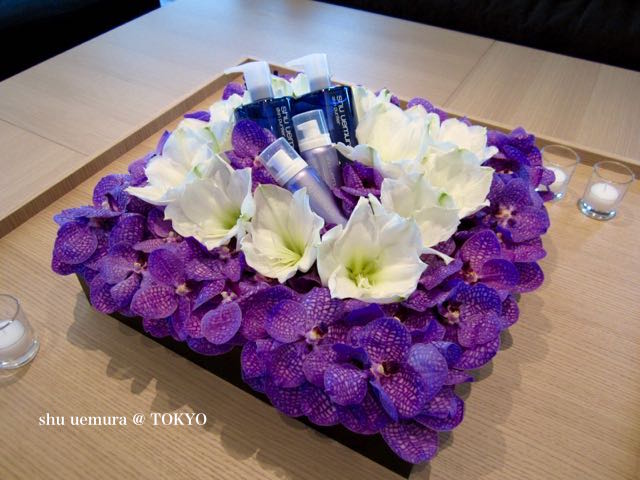 Shu Uemura(シュウ ウエムラ)@TOKYO イベント装飾－表参道の花屋 LIFEDECO flower works