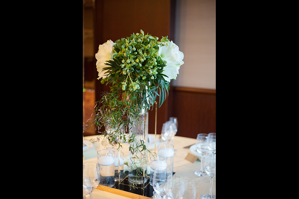 シャングリラホテル 結婚式 ウェディングフラワー11ウェディングフェア－表参道の花屋 LIFEDECO flower works