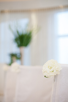 サムネイル　シャングリラホテル 結婚式 ウェディングフラワー02ウェディングフェア－表参道の花屋 LIFEDECO flower works